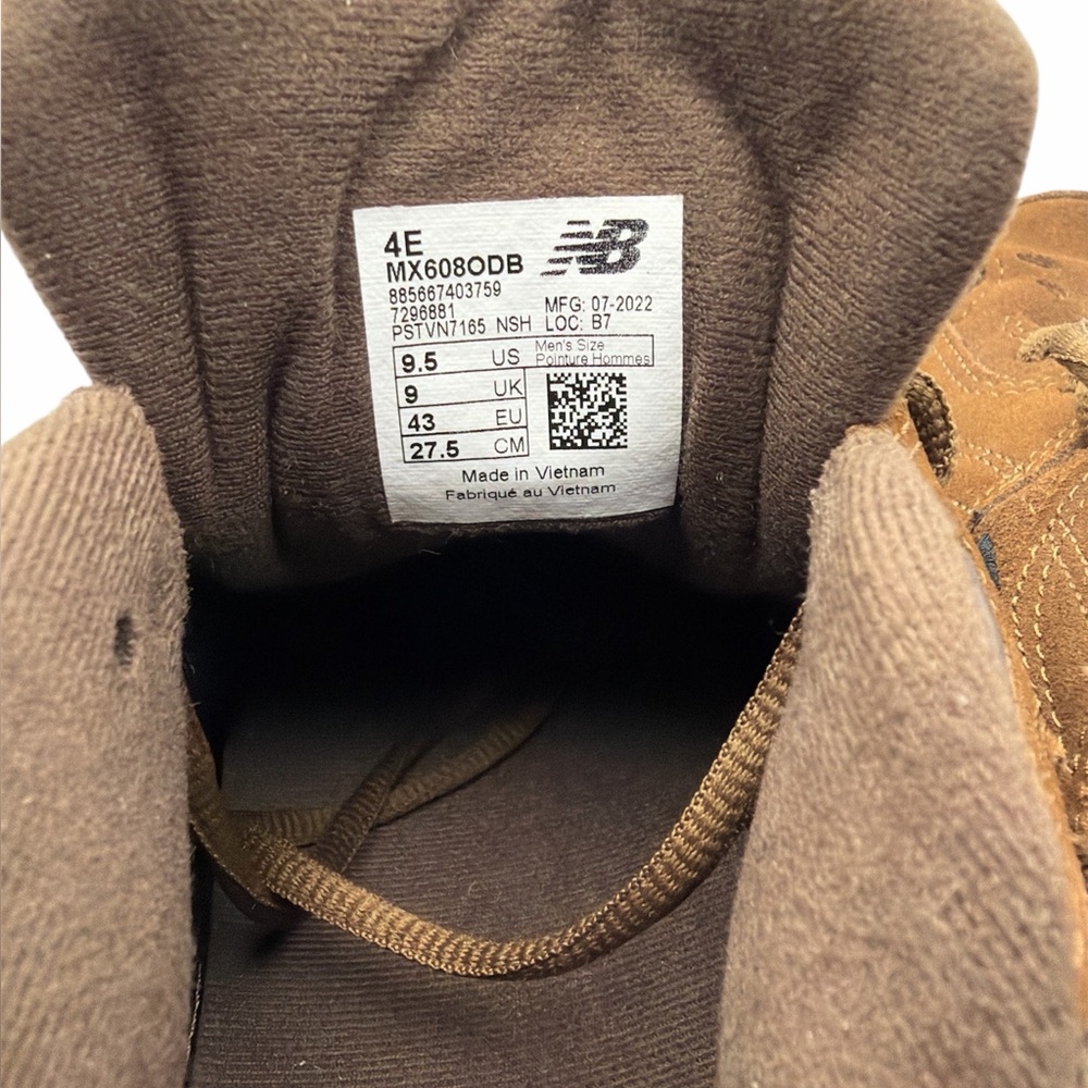 New Balance Men’s 608 Classic Trainer Sneakers Brown Suede 9.5 - Picture 6 of 6